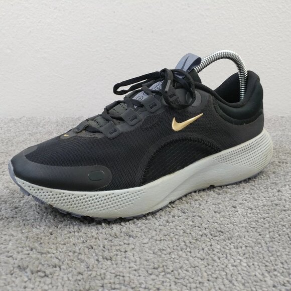 Nike React Escape Run Womens Size 8 Running Black Low Top Sneakers CV3817-005 - Picture 4 of 9